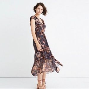 Madewell Floral Dawnlight Maxi Dress Size 8